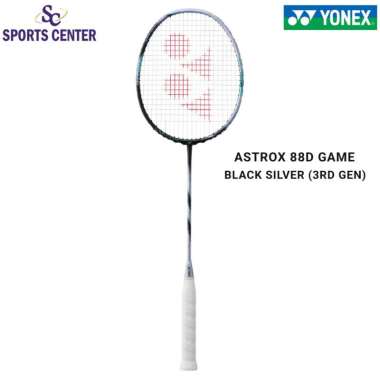 New Raket Badminton Yonex Astrox 88D / 88 D GAME 3RD GEN Black Silver