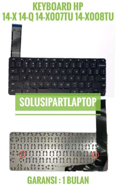 Keyboard HP ChromeBook 14-X 14 G1 14 G3 14 G4 14-X010WM 14-X001XX 14-X Putih