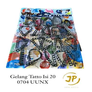 MAINAN ANAK GELANG TATTO ISI 20 PCS