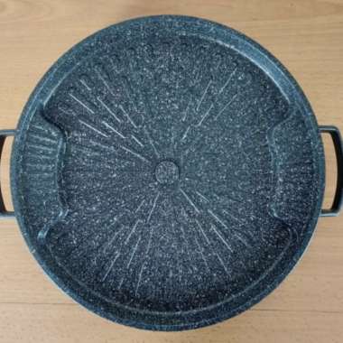 CARIN BULGOGI PAN 32 CM / BBQ GRILL PAN MARBLE KERAMIK ANTI LENGKET!