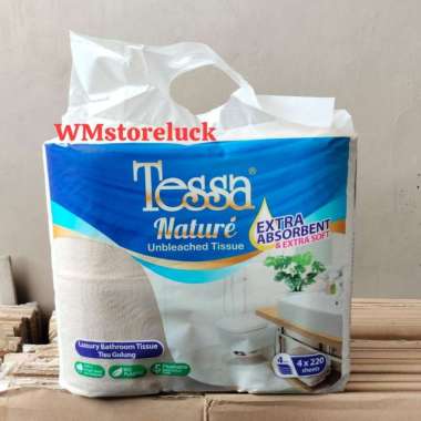 Tessa tisu Toilet coklat 4 roll/Luxury bathroom cokelat tissue 4roll