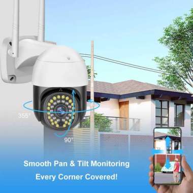 Pro Kamera CCTV WiFi Outdoor Active Alarm Night Vision 1MP C18PROX-L Vlog Mundur Belakang Action Kec