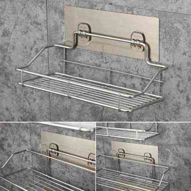 WAIIHA Rak Gantung Kamar Mandi Bathroom Organizer Rack Stainless Steel W21 Rak Kamar Mandi Aesthetic