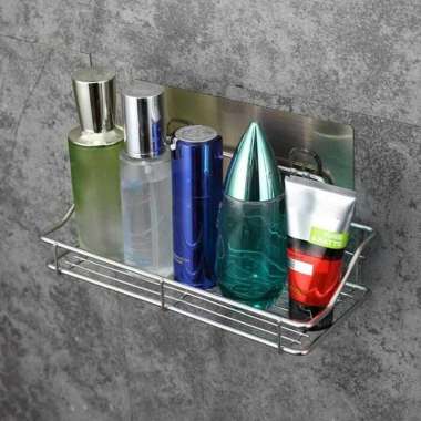 WAIIHA Rak Gantung Kamar Mandi Bathroom Organizer Rack Stainless Steel W21 Rak Kamar Mandi Aesthetic