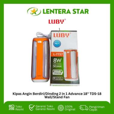 Lampu LED Emergency 8 Watt 50 Jam Luby L-7757 L 7757