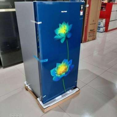 kulkas Polytron 1 pintu rak kaca kapasitas 150L garansi resmi 5 tahun