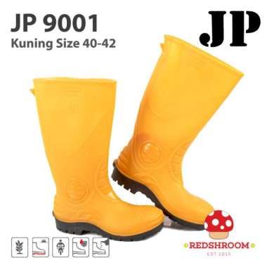 Sepatu Boot Tinggi Jeep 9001 Kuning - Sepatu APD Industri Perkebunan 42