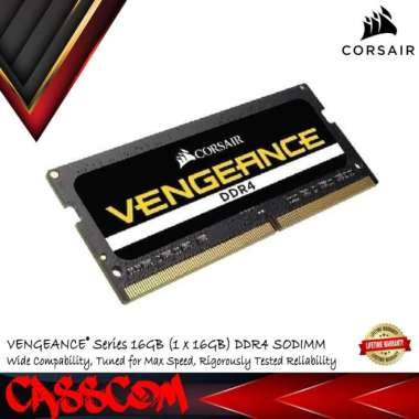 Sodimm Corsair Vengeance 16GB 1x16GB DDR4 2666MHz CMSX16GX4M1A2666C18