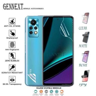 ANTI GORES JELLY HYDROGEL INFINIX SMART 5 5pro 7 8 8Pro 20 pro FULL SCREEN SMART 20 depan