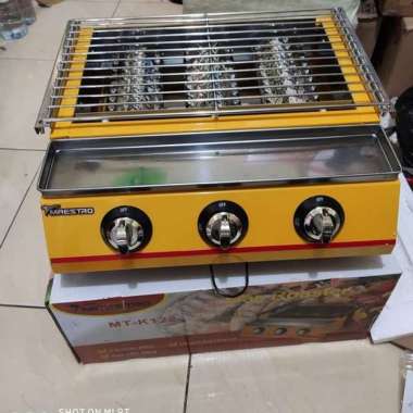roaster/bbqkompor pemanggangan gas 3 tungku / ROASTER / PEMANGGANG