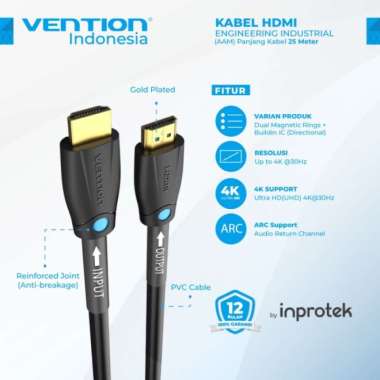 Vention 25M Kabel HDMI Engineering Industrial for Long Span Structure