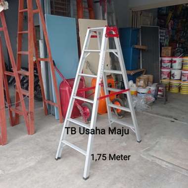 Tangga Lipat Aluminium 2 Meter , 2,5 Meter , 3 Meter 1,75 Meter