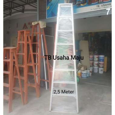 Tangga Lipat Aluminium 2 Meter , 2,5 Meter , 3 Meter 2,5 Meter