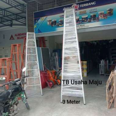 Tangga Lipat Aluminium 2 Meter , 2,5 Meter , 3 Meter 3 Meter