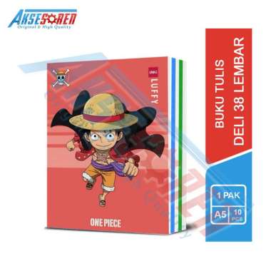 Aksesoren Buku Tulis Sekolah Deli [38 Lembar/10 Buku/A5] / Peralatan Alat Tulis Sekolah / Buku Haria