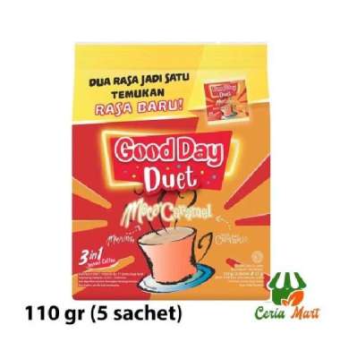 Kopi Instan Good Day Duet Moccachino Chocochino 1 Pack isi 5 bks
