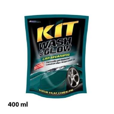 Shampo Mobil Kit Wash and Glow Car Shampoo 400 ml Pouch