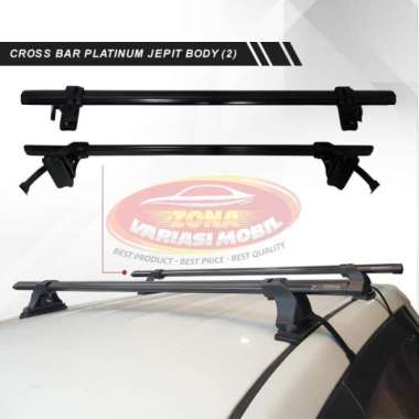 Cross Bar Kaki Rack Platinum Jepit Body Mobil Xpander