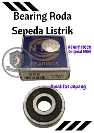Bearing roda depan sepeda listrik universal 6200 RS