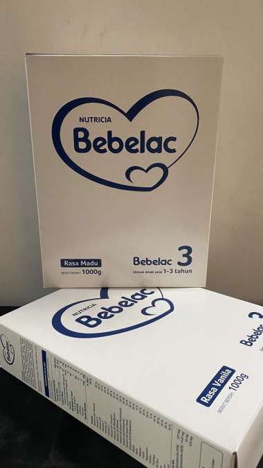Bebelac 3 kemasan Putih 1kg Vanila / Madu 1000gr 1kg 3 Madu 1kg putih