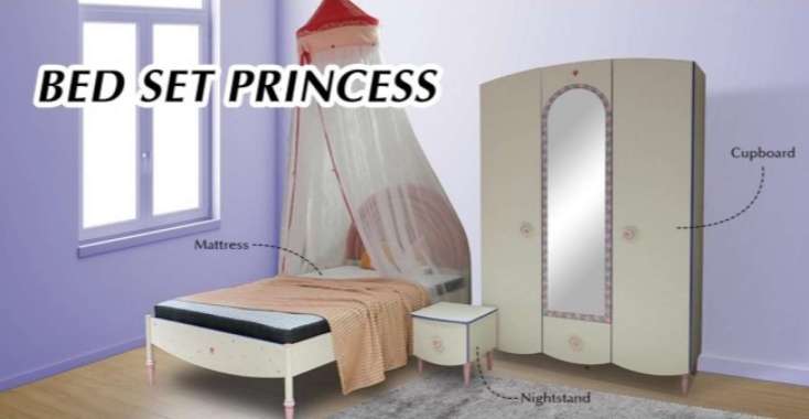 Bed Set Anak Kamar Tidur Perempuan Princess dari Helux Prive