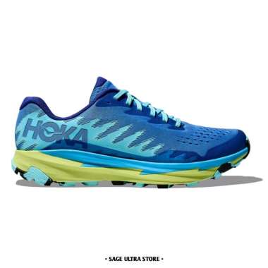 Sepatu Lari Trail Running Hoka Torrent 3 Men Pria Original - Virtual Blue / Lettuce 42 2/3 Virtual B