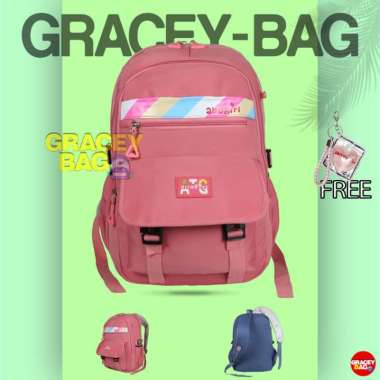 Tas Ransel Anak Perempuan / Tas Sekolah Altogirl 73310 - Merah bata Merah bata
