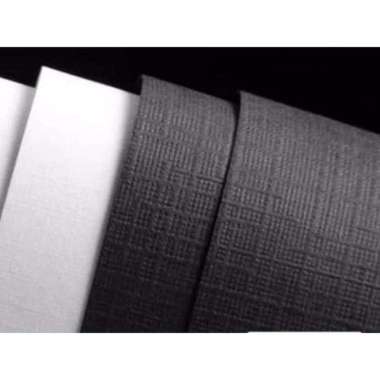 Kertas Linen Hitam-putih Ukuran A2 42 x 59,5cm hitam