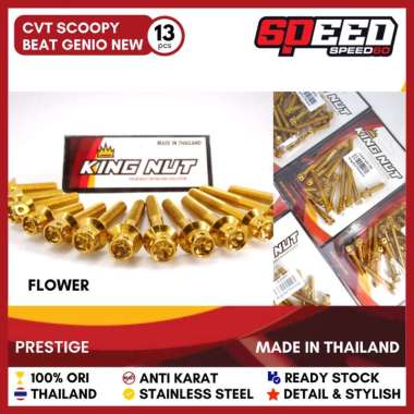 Baut CVT Scoopy New Prestige Beat New Genio 2020 2021 Terbaru Baut Probolt Thailand Stainless King N