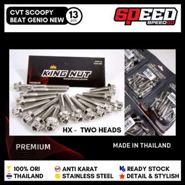Baut CVT Scoopy New Prestige Beat New Genio 2020 2021 Terbaru Baut Probolt Thailand Stainless King N