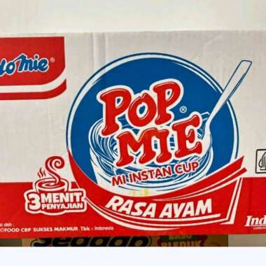 Pop mie rasa ayam per dus
