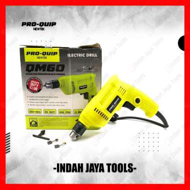 PRO-QUIP QM60 Mesin Bor Besi 10 mm Listrik - Electric Drill Kayu Triplek