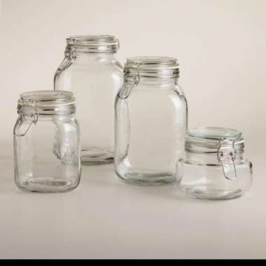 Toples Hermetico 1000ML Toples Klip 1 Liter Toples Kue Beling Kait Jar