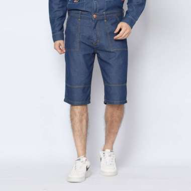 2nd RED Celana Pendek Skena Denim Chambay Biru Tua 162402 S