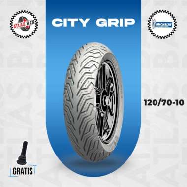 Ban Tubles Motor VESPA MATIC MICHELIN CITY GRIP 120/70 Ring 10