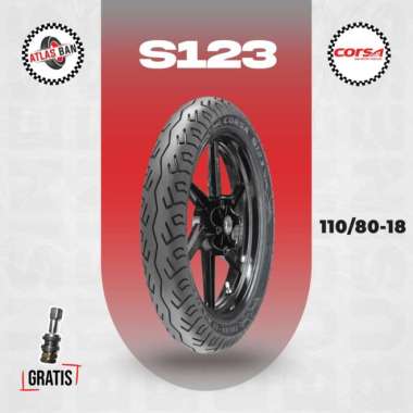 Ban Tubles Motor Batangan CORSA S123 110/80 Ring 18