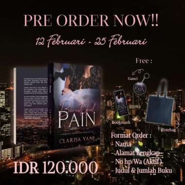 Novel Beautiful Pain - Clarisa Yani (Bonus Exclusive)