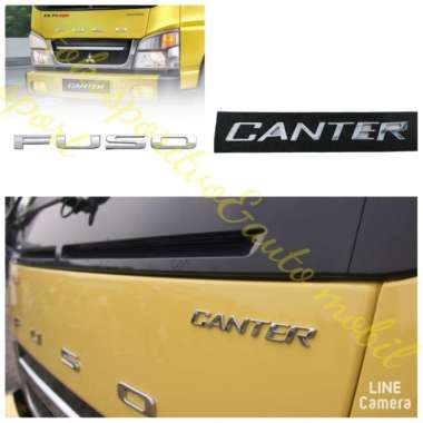 EMBLEM LOGO DEPAN NEW FUSO CANTER EURO4 CANTER FUSO EURO4 DEPAN CHROME FUSO
