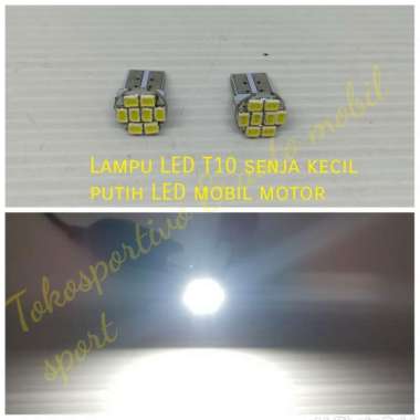 Lampu LED T10 senja kotak Mobil motor LED model sorot LED 8led Terbaik