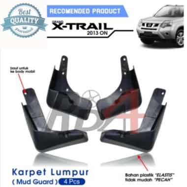 Mud Guard Karpet Lumpur Mobil Nissan X-Trail 2013 Up Terbaik
