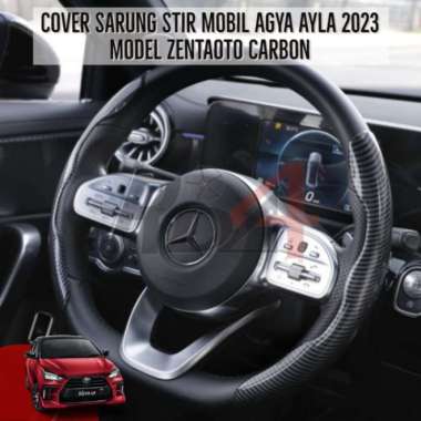 Sarung Steer Cover Stir Mobil AGYA AYLA 2022 2023 Model Zentaoto Terbaik