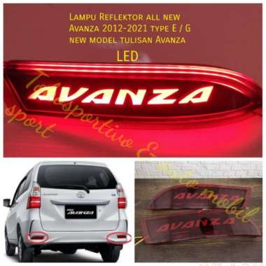 Lampu Reflektor LED bumper belakang all new Avanza 2012-2021 merah LED Terbaik