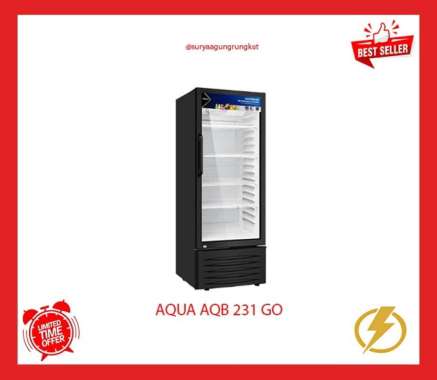 SHOWCASE AQUA 4 RAK 1 PINTU - AQB 231 GO