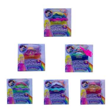 EMCO CUPCAKE SURPRISE RAINBOW PRINCESS DOLL - ORIGINAL BLUE