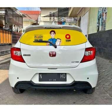 Stiker One Way / Oneway Vision - Stiker tembus pandang Kaca Belakang OJEK ONLINE OJOL MAXIM GRABCAR 