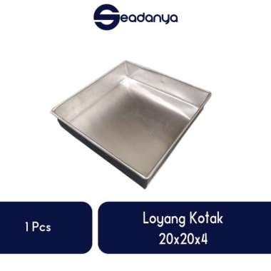 Loyang Kotak 20x20x4-Loyang /Loyang Terbaru/Loyang/Loyang Ukuran 20x20x4/Loyang Terlaris/Loyang Term