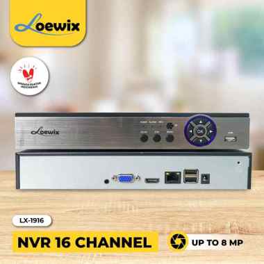 Loewix NVR IP Kamera 16 Channel LX-1916 XMEYE 16CH Support 8MP