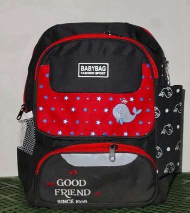 Tas Anak sekolah TK - SD Baby Bag Tas Ransel Anak Sekolah Karakter perempuan Tas Karakter Paus Tas F