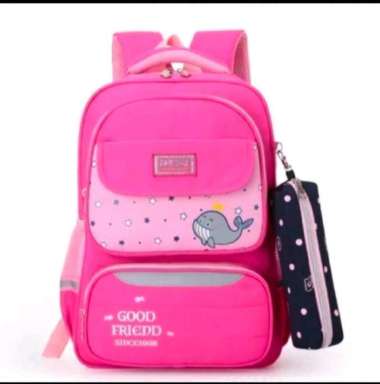Tas Anak sekolah TK - SD Baby Bag Tas Ransel Anak Sekolah Karakter perempuan Tas Karakter Paus Tas F