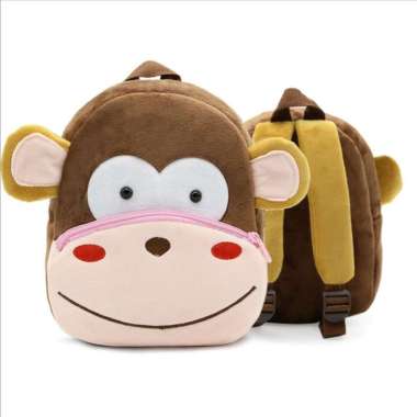 Tas anak unicorn / Tas ransel anak perempuan laki laki tk paud - Singa Monyet